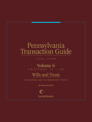 cover image of Pennsylvania Transaction Guide: Legal Forms